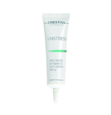 Unstress Pro-Biotic Eye and Neck Day Cream SPF12 30ml