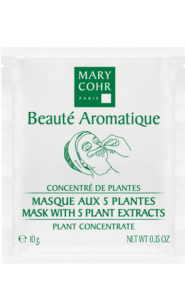 Mask With 5 Plant Extracts Plant Concentrate 10sachets?10g