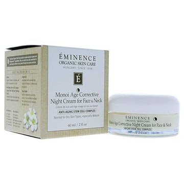 Monoi Age Corrective Night Cream for Face and Neck 60ml/2oz