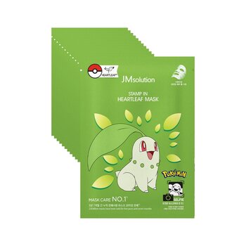 Pokemon Stamp In HeartLeaf Mask 10pcs