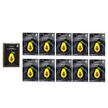 Water Luminous Avocado Oil Ampoule Mask 543492 35mlx10pcs