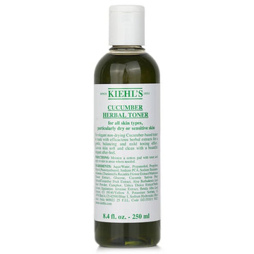 Cucumber Herbal Alcohol-Free Toner - For Dry or Sensitive Skin Types 71169/S09181 250ml/8.4oz