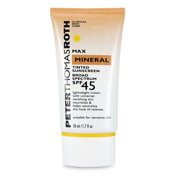 Max Mineral Tinted Suncreen Broad Spectrum SPF 45 19-01-020/ 015933 50ml/1.7oz