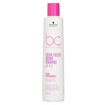 BC Bonacure pH 4.5 Color Freeze Silver Shampoo (For Grey & Lightened Hair) 723472 250ml/8.4oz