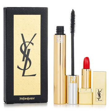Mascara Volume Effet Faux Cils Set: 1x Mascara # 01 Black + 1x Mini Pure Colour Satiny Radiance #N1 LE1214 / 876407 2pcs