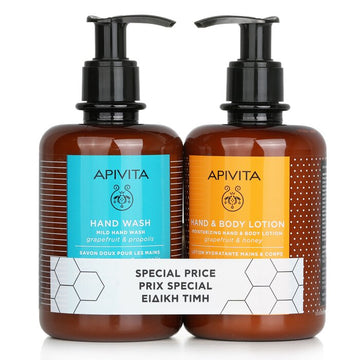Gentle Hands Cleansing & Hydrating Set: Mild Hand Wash 300ml+ Moisturizing Hand & Body Lotion 300ml 08358 2pcs