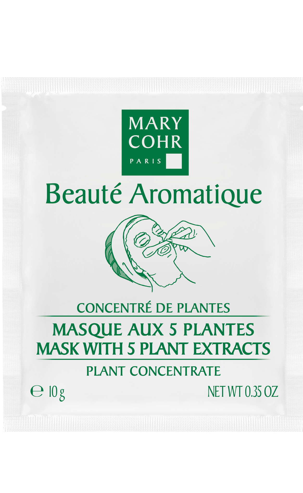 Mask With 5 Plant Extracts Plant Concentrate 10sachets?10g