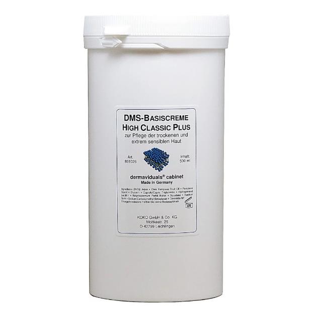 Base Cream High Classic Plus (Basiscreme High Classic Plus) Salon Size 500ml