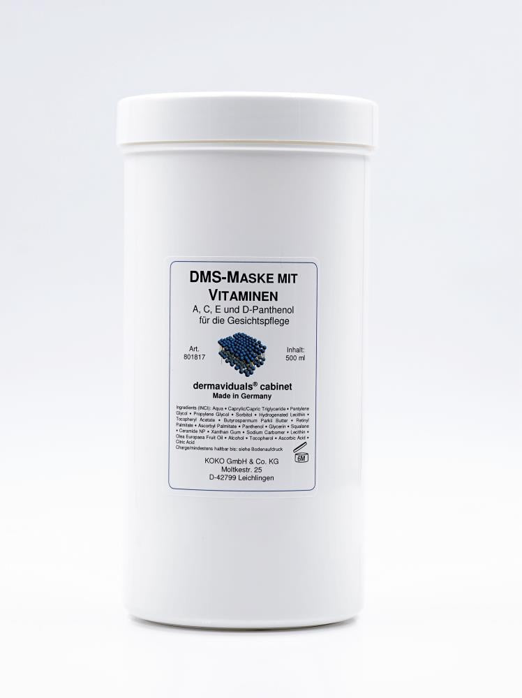 DMS Mask with Vitamin (lighter texture) (Maske mit Vitaminen) Salon Size 500ml