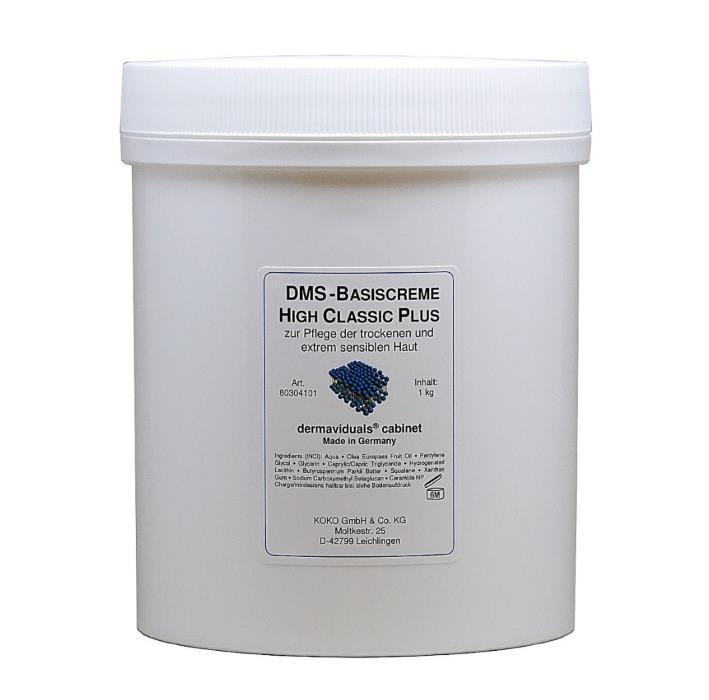 Base Cream High Classic Plus (Basiscreme High Classic Plus) Salon Size 1kg