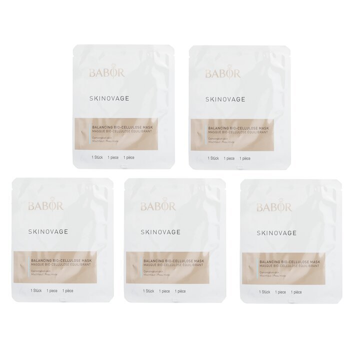 Skinovage [Age Preventing] Balancing Bio-Cellulose Mask - For Combination Skin 5pcs