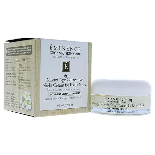 Monoi Age Corrective Night Cream for Face and Neck 60ml/2oz