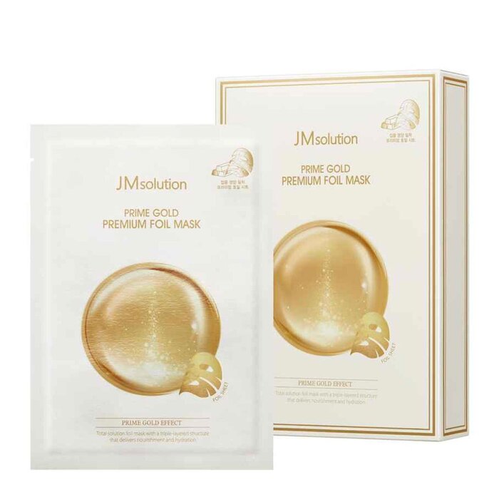Prime Gold Premium Foil Mask 10pcs