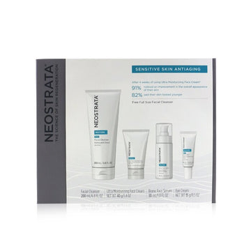 Sensitive Skin Antiaging Kit: Restore Cleanser, Restore Face Cream, Restore Face Serum, Restore Eye Cream 4pcs