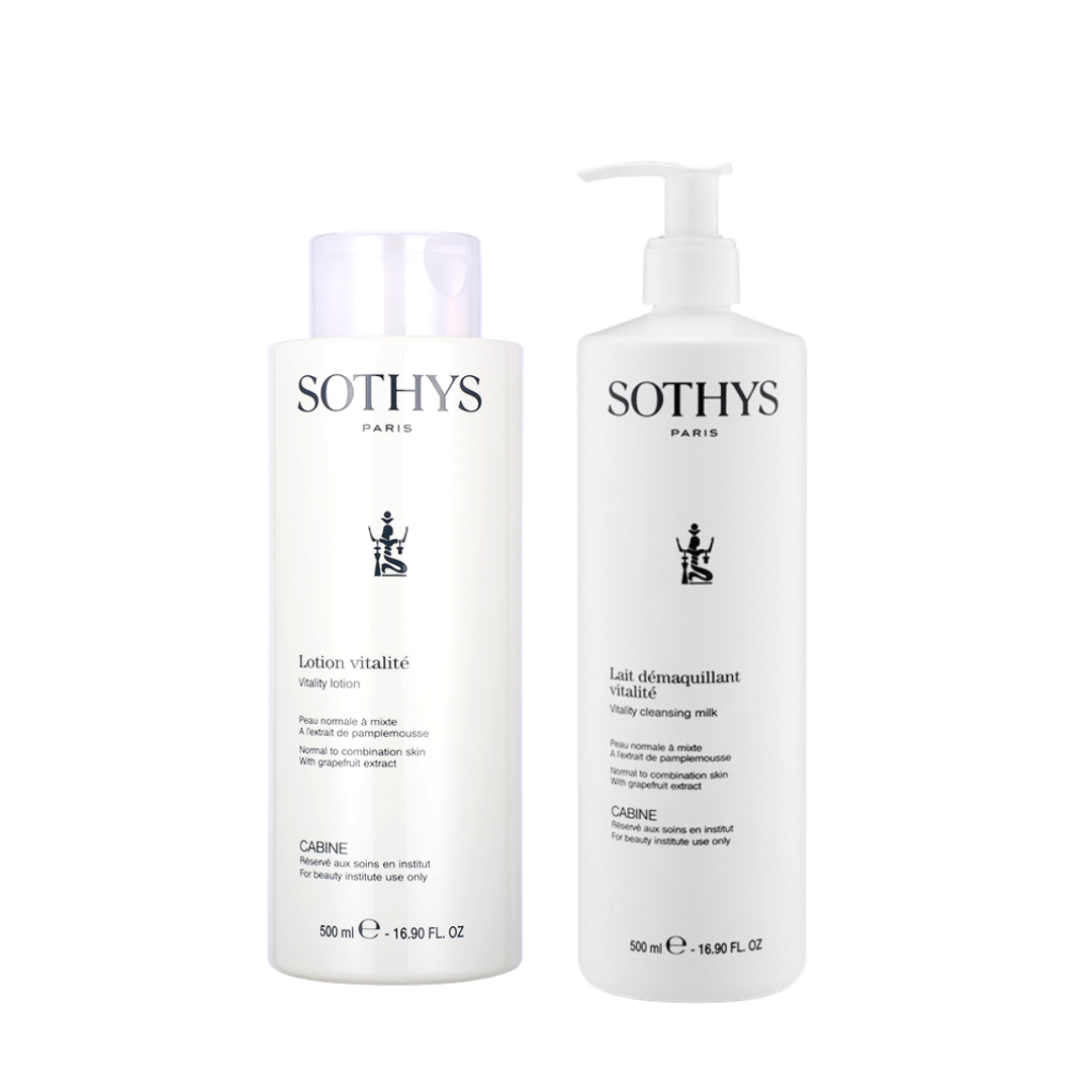 Vitality Lotion 500ml & Vitality Cleansing Milk 500ml