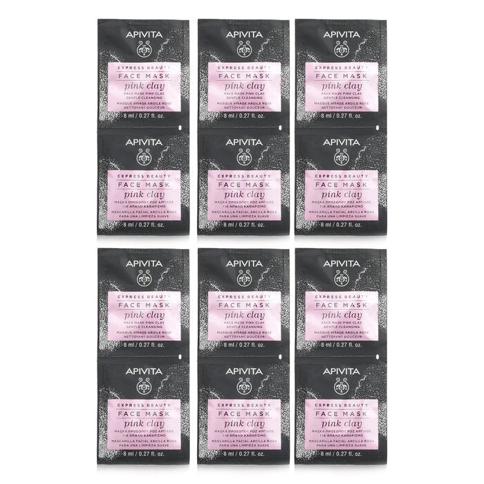 Express Beauty Face Mask with Pink Clay (Gentle Cleansing) (Unboxed) 6x(2x8ml)